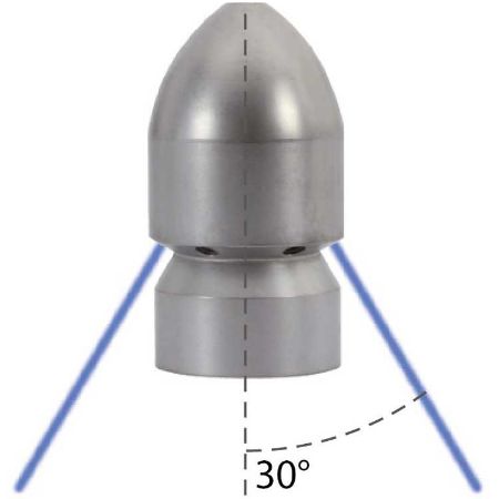 Afbeelding voor categorie Granaatnozzle 3/8 bi 30°