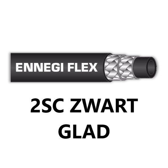 Afbeeldingen van Slang 2SC-06-420 Bar 150°C zwart glad