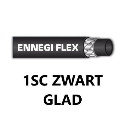 Afbeeldingen van Slang 1SC-12-250 Bar 150°C zwart glad