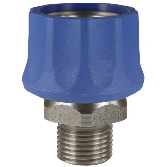 Afbeeldingen van Koppeling ST-3100 1/4"BU Softkappe Blauw