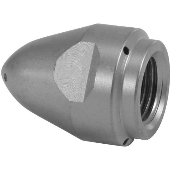 Afbeeldingen van Rioolnozzle 1/4BI 4xv, 3xh 065 RVS gehar
