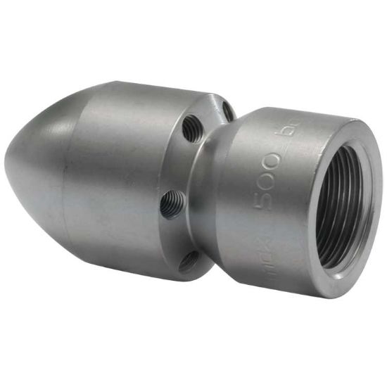 Afbeeldingen van Rioolnozzle granaat 1/2"BI 1xv 6xh 120
