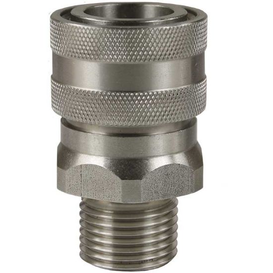Afbeeldingen van Koppeling ST-3100 3/8BU 60° Konus RVS
