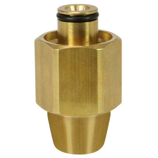 Afbeeldingen van Adapter K-Lock-6 TR22BI : 3/8"BI Messing