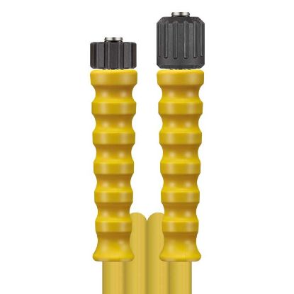 Afbeeldingen van Slang 2SC-08 geel 15 M. RVS -Swivel 22-K