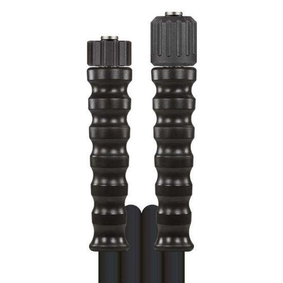 Afbeeldingen van Slang 2SN-08 glad ZW 35 M.RVS -Swivel 22