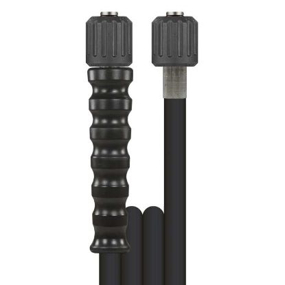Afbeeldingen van Slang 2SN-08 glad ZW 20 M.RVS -Swivel 22
