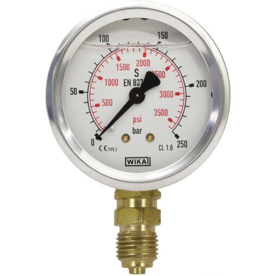 Afbeeldingen van Manometer 0-400 U 50 mm 1/4"BU WIKA