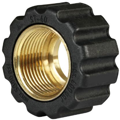 Afbeeldingen van Wartelmoer 22x1,5 16,4 mm zwart