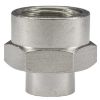 Afbeeldingen van Mof 1/2-1/4 Messing vernickelt