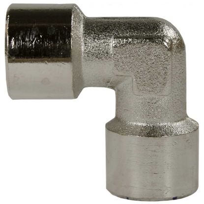 Afbeeldingen van Knie 3/8"BI Messing vernickelt