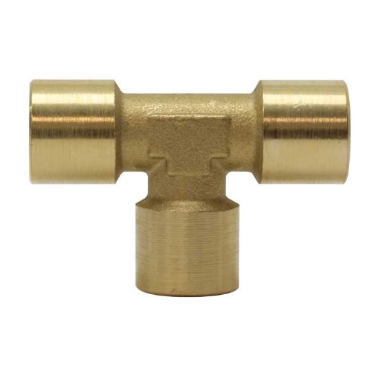 Afbeeldingen van T-stuk 1/4 BI Messing