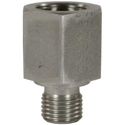 Afbeeldingen van Verloopnippel 1/8-1/4 BU-BI RVS