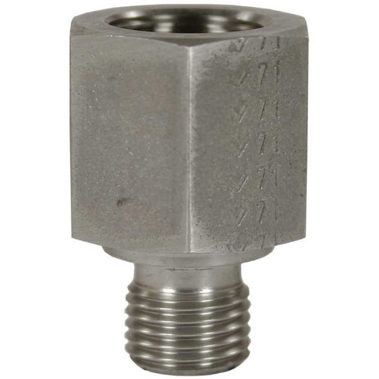 Afbeeldingen van Verloopnippel 1/8-1/4 BU-BI RVS