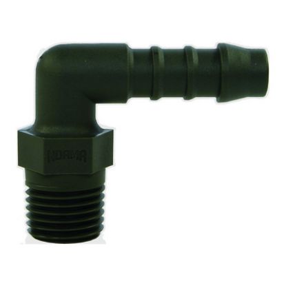 Afbeeldingen van Haakse slangtule PVC 1/4"-10 Polyamid (P