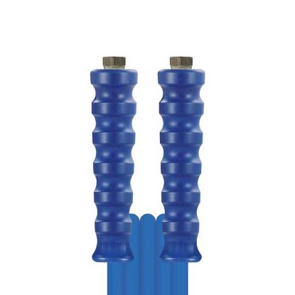 Afbeeldingen van Slang 1SN-06 BL  6 M.DKR 1/4" + GKS Blau
