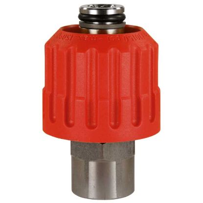Afbeeldingen van Draaikoppeling 24:3/8BI RVS /rood 700 b