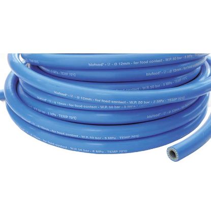 Afbeeldingen van Slang blufood DN 12 Blauw50 bar 70°C