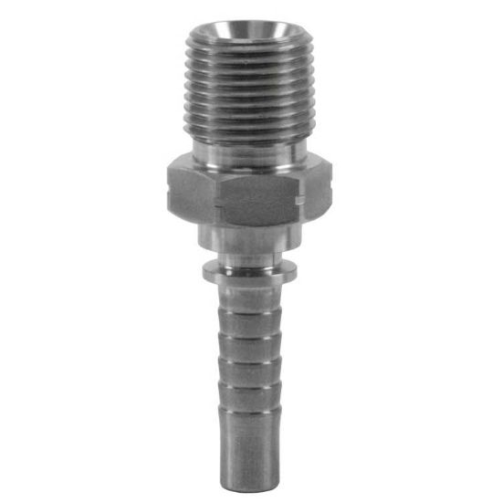Afbeeldingen van Persnippel AGN3/8-10 NPT-RVS