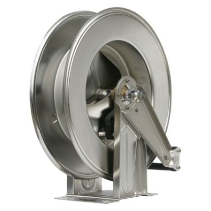 Afbeeldingen van Slanghaspel  28M. 1/2-1/2BI RVS 300 bar