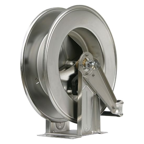 Afbeeldingen van Slanghaspel  28M. 1/2-1/2BI RVS 300 bar