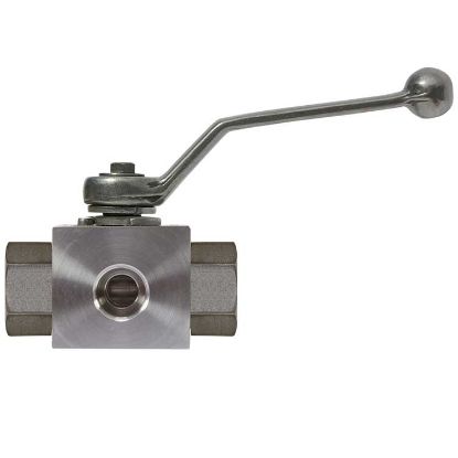 Afbeeldingen van Driewegkraan 3/4"BI 315 bar RVS