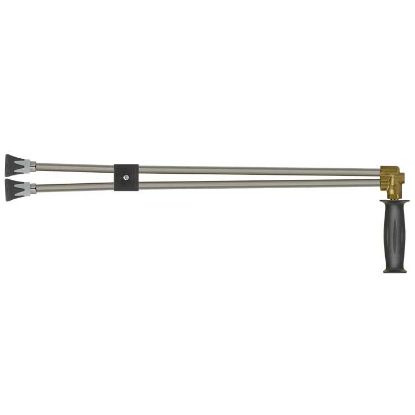Afbeeldingen van Dubbele lans ST-54 600 horizontaal RVS