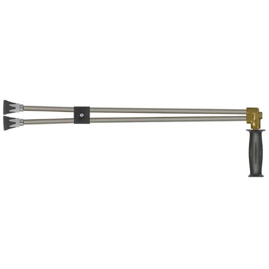 Afbeeldingen van Dubbele lans ST-54 600 horizontaal RVS
