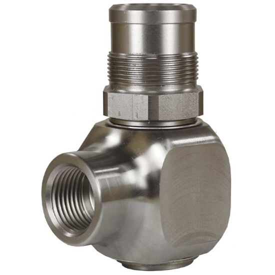 Afbeeldingen van Haakse Swivel 1/2BI:M28x1,25 RVS