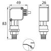 Afbeeldingen van Drukschakelaar PR5 1/4BU 40-280 Bar (SW)
