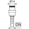 Afbeeldingen van Persnippel DKO-10-2000 RVS 1.4305