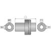 Afbeeldingen van Koppeling ZG-202 24x32/38x81