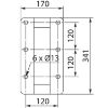 Afbeeldingen van Zwenkarm 2,00 M. 1/4BU