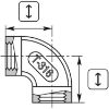Afbeeldingen van Knie 3/8"BI RVS