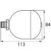 Afbeeldingen van Drukaccumulator 0,21 L 25-220 bar 85°C M