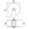 Afbeeldingen van Slanghaspel ST-71 1/2 BI RVS met Swivel