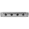 Afbeeldingen van Verdelerstrip 2x1"BI-4x1/2"BI, RVS