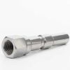 Afbeeldingen van Insteeknippel 1/4"BU KW RVS polijst