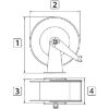 Afbeeldingen van Slanghaspel  21M 1/2-1/2BI RVS /ABS Schw