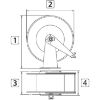 Afbeeldingen van Slanghaspel  30 M. 1/2-1/2 BI RVS /ABS g