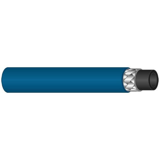 Afbeeldingen van Slang 1SN-10-210 bar 150°C blauw gewikke