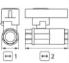 Afbeeldingen van KOGELKRAAN 3/8" HIPRESS