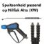 Afbeelding van een spuitset voor Nilfisk & Alto machines