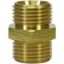 Afbeeldingen van Dubbele nippel 3/4BU Messing