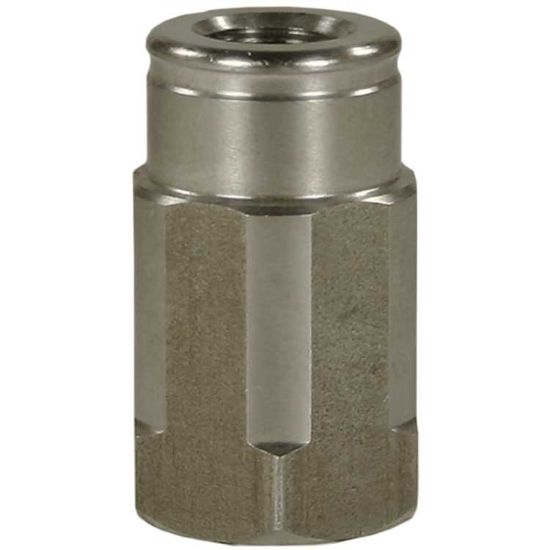 Afbeeldingen van Nozzlemof 1/4-1/8 W RVS