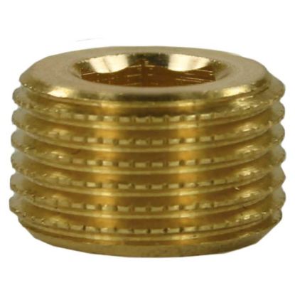 Afbeeldingen van Stop 1/8"BU zonder Rand Messing 250 bar