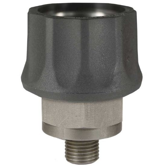 Afbeeldingen van Snelkoppeling ST-45-600 1/4"BU RVS zwart