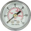 Afbeeldingen van Manometer 0-12 bar 40 mm 1/8 achter PVC