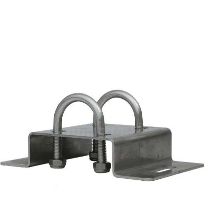 Afbeeldingen van Wandkonsole RVS voor Kogelkraan