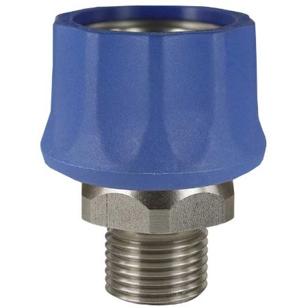 Afbeeldingen van Koppeling ST-3100 1/4"BU softkap blauw